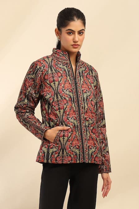 Aarke Ritu Kumar Nur Floral Printed Jacket 