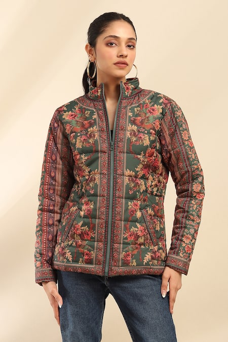 Aarke Ritu Kumar Amie Floral Printed Jacket 