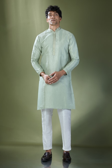 RNG Safawala Thread Embroidered Kurta With Pant 