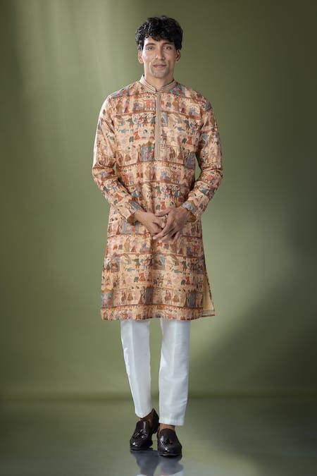 RNG Safawala Tribal Printed Kurta With Pant 