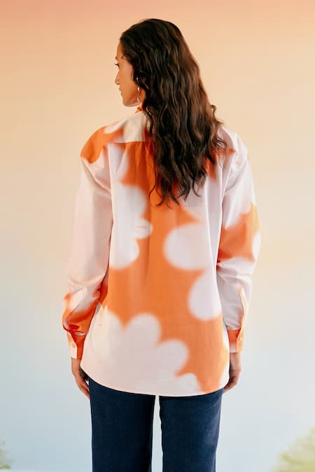 Echostudio Abstract Floral Print Shirt 