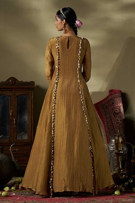 17:17 By Simmi Saboo Floral Pearl Embellished Anarkali 