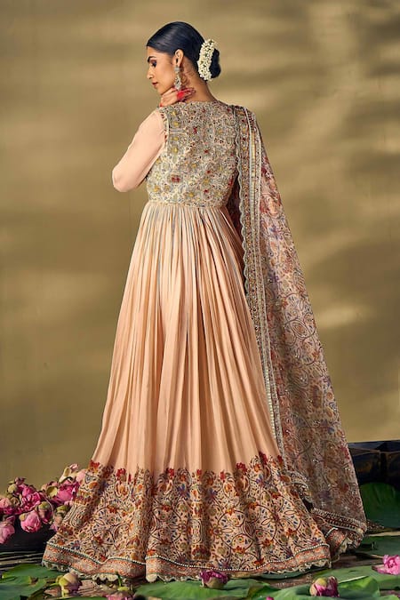 17:17 By Simmi Saboo Floral Embellished Anarkali Set 