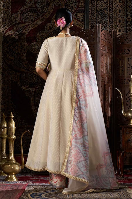 17:17 By Simmi Saboo Gota Border Butti Anarkali Set 