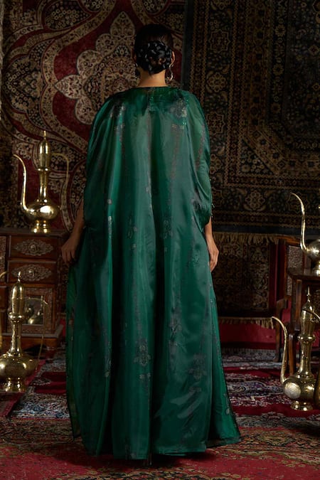 17:17 By Simmi Saboo Floral Print Cape Gharara Set 