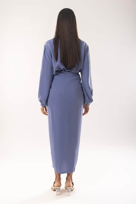 Kriti Bapna Horse Embellished Shirt & Tie-Up Skirt 