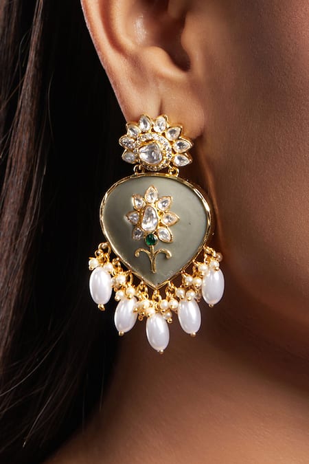 Hrisha Jewels Bahar Drop Earrings 