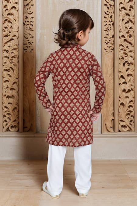Petite Pomme Floral Printed Kurta Set 