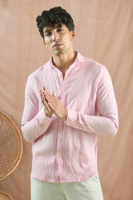 Arihant Rai Sinha Striped Pattern Shirt 