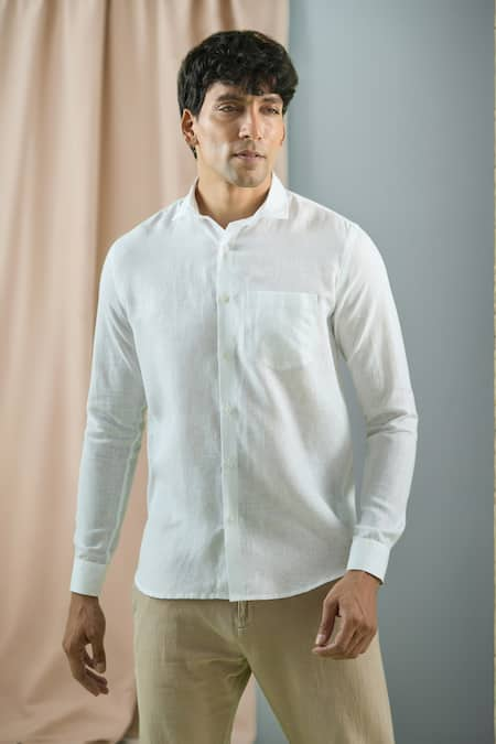 Arihant Rai Sinha Plain Full Sleeve Shirt 