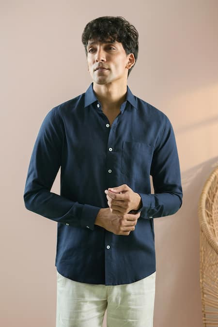 Arihant Rai Sinha Full Sleeve Plain Shirt 