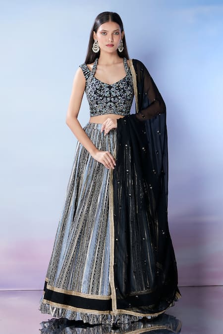 Samyukta Singhania Embroidered Lehenga Set 