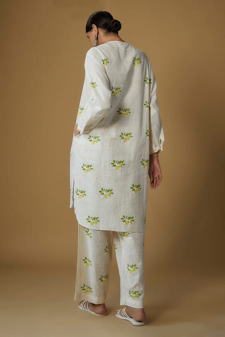 Inkpikle Lemon Printed Kurta Set 