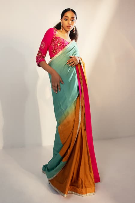 Svastih Ombre Saree with Embroidered Blouse 