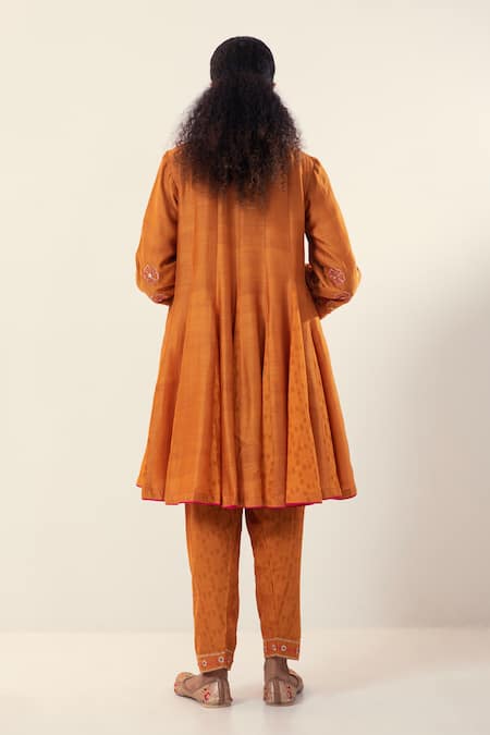 Svastih Floral Embroidered Anarkali Set 