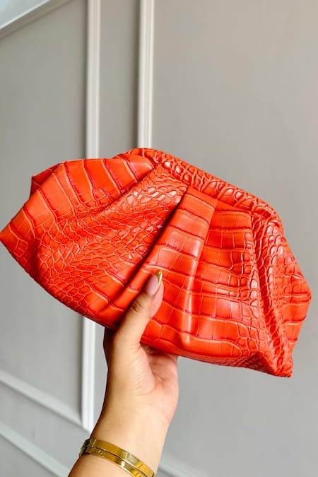 Boxwish By Bhumika Rectangle Shaped Textured Clutch Pouch 