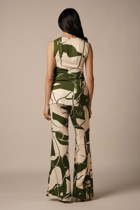 Advait Draped Top & Pant Set 