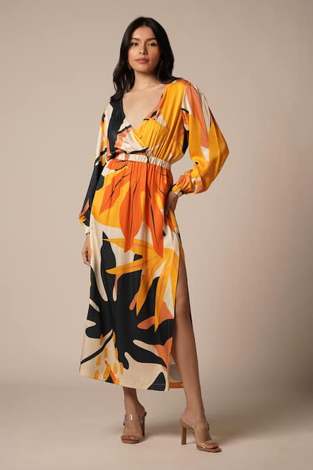 Advait Luna Abstract Print Resort Dress 