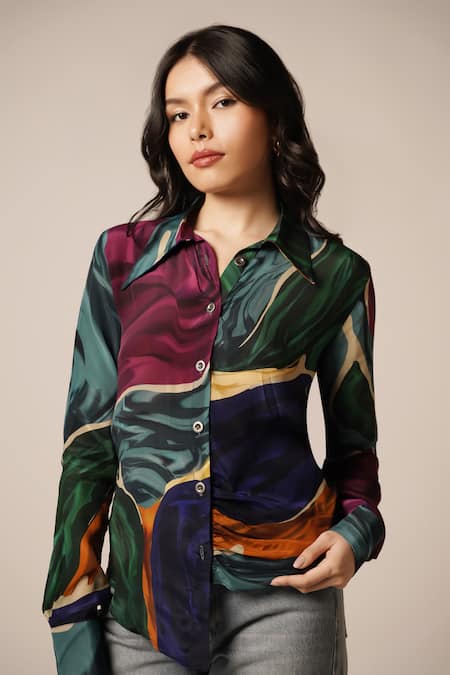 Advait Umi Abstract Print Shirt 