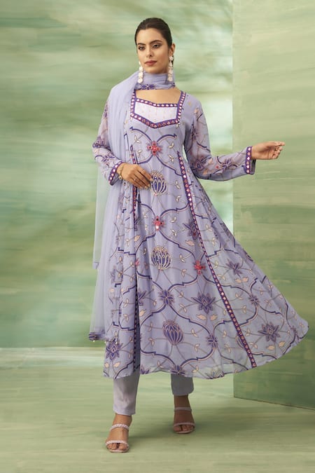 Seams Pret And Couture Dilkash Printed Anarkali Set 