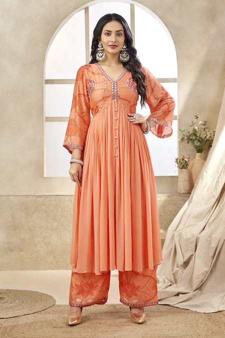 Seams Pret And Couture Rahila Printed Kurta With Pant 