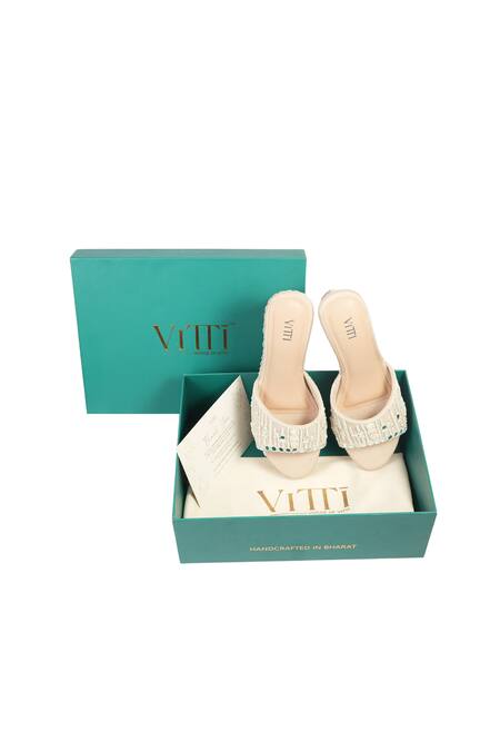 House Of Vitti India Beige Embroidery Pearl Mirage Wedges Online at Aza Fashions House Of Vitti India_Beige Embroidery Pearl Mirage Wedges _Online_at_Aza_Fashions