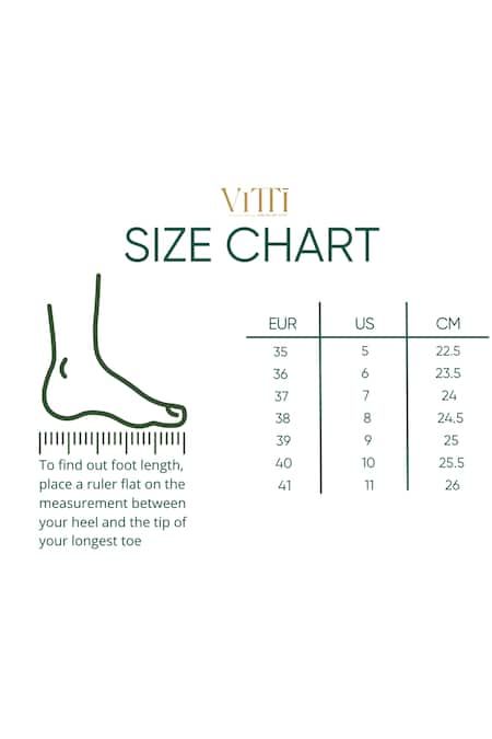 Shop_House Of Vitti India_Orange Beads Crystal Breeze Vine Embroidered Juttis _Online_at_Aza_Fashions