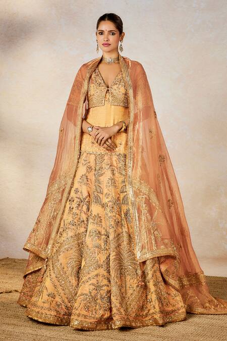 Shop Masaba Pink Silk, Tissue Embroidery, Sequins, Zari The Agra Petha Bridal Lehenga Set Online at Aza Fashions Shop_Masaba_Pink Silk, Tissue Embroidery, Sequins, Zari The Agra Petha Bridal Lehenga Set _Online_at_Aza_Fashions