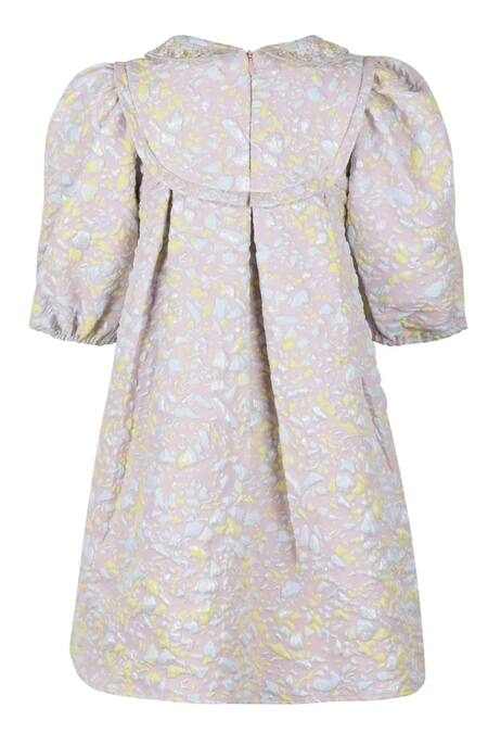 Shop Stella Rossa By Les Petits Purple Jacquard Abstract Dress at Aza Fashions Shop_Stella Rossa By Les Petits_Purple Jacquard Abstract Dress_at_Aza_Fashions