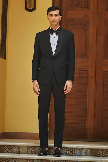 Bohame Black Lapel Tuxedo Set 