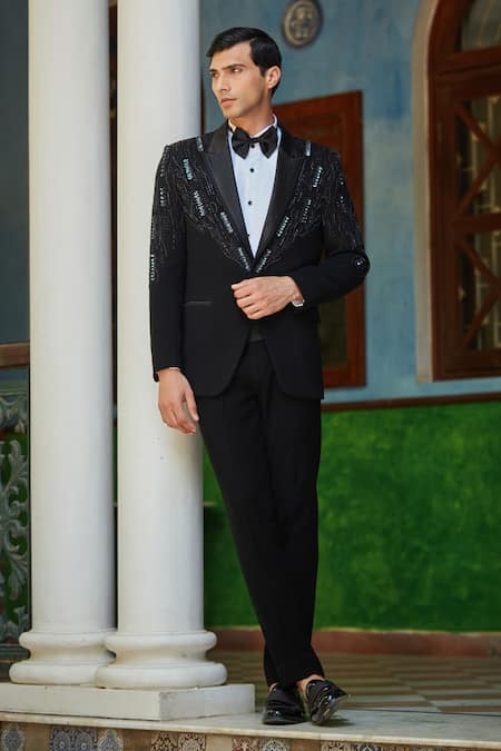 Bohame Remsey Embroidered Tuxedo Set 