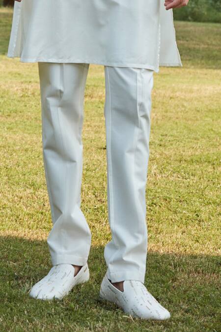 Bohame Green Silk, Tussar Sequins, Beads Mint Embroidered Bundi Kurta Set at Aza Fashions Bohame_Green Silk, Tussar Sequins, Beads Mint Embroidered Bundi Kurta Set_at_Aza_Fashions