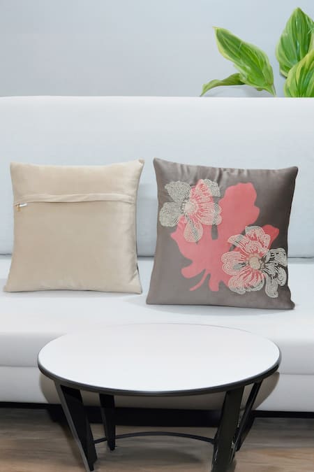 Mid July Home Dawn Bloom Embroidered Cushion Cover 