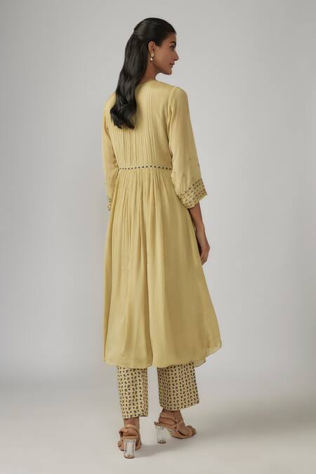 Sandhya Shah Embroidered Kurta Pant Set 