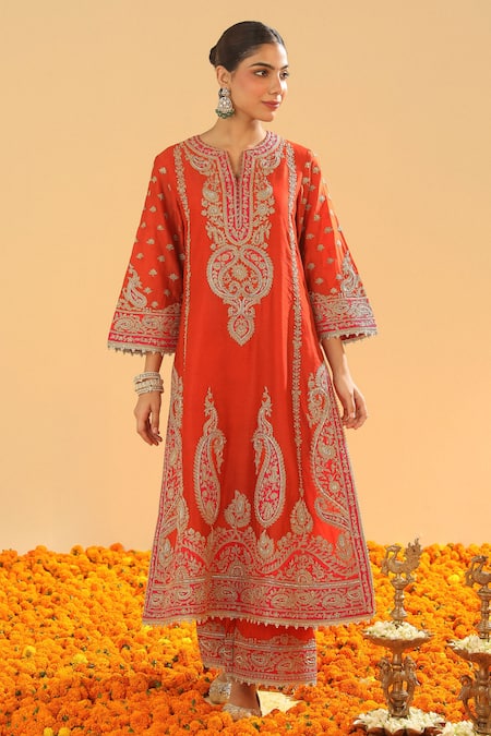 Sheetal Batra Misam Kirandori Kurta With Palazzo 