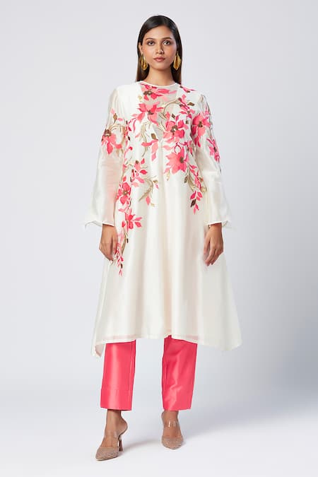 Madder Much Eira Thread Embroidered Tunic With Pant 