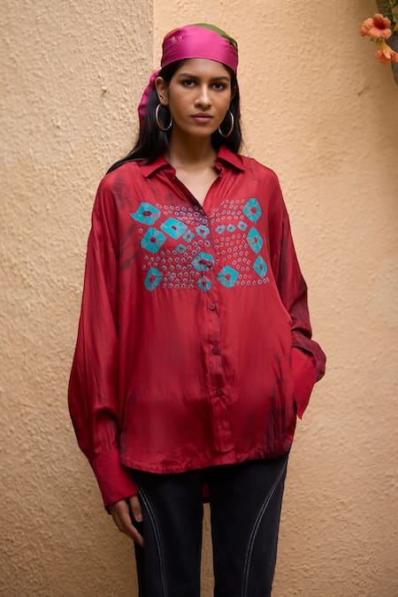 Medha Bandhani Tie Dye Shirt 