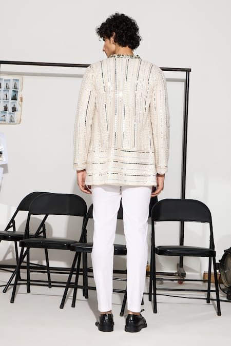 Twenty Nine Mirror Embroidered Kurta & Pant Set 