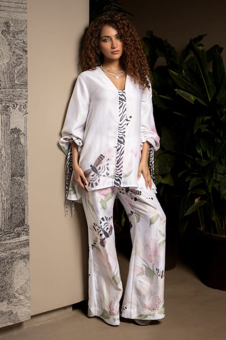 Sonam Parmar Jhawar Melody Tie-Up Shirt & Pant Set 