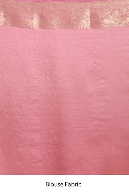Buy Samyukta Singhania Pink Silk Embroidery Woven Butta Saree With Running Blouse Buy_Samyukta Singhania_Pink Silk Embroidery Woven Butta Saree With Running Blouse