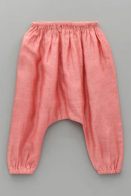 Snuggleme Peach Chanderi Embroidery Bird Fleet Patch Kurta Set Online at Aza Fashions Snuggleme_Peach Chanderi Embroidery Bird Fleet Patch Kurta Set _Online_at_Aza_Fashions