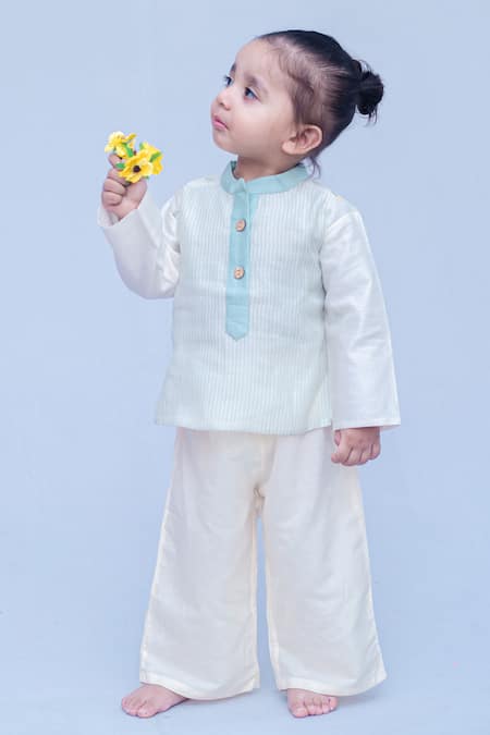 SnuggleMe Striped Pattern Short Kurta 