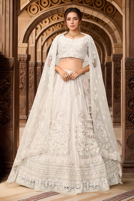 Kalighata Amelia Mughal Embroidered Bridal Lehenga Set 