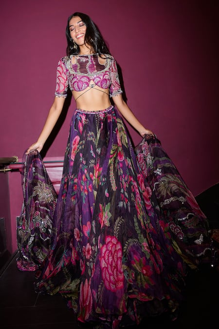 Mahima Mahajan Hadia Embroidered Lehenga Set 