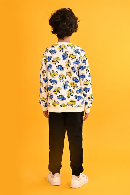 Anthrilo Cars Print Fleece Set 