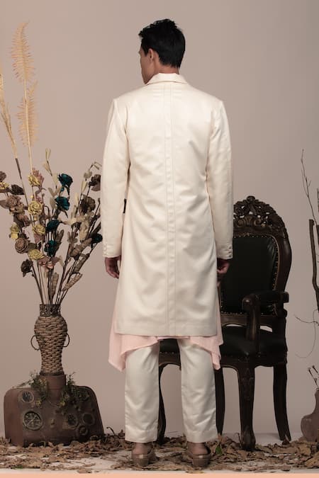 Beejoliyo Nature Inspired Embroidered Jacket & Kurta Set 