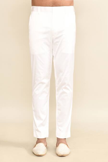 Kalighata_Yellow Chanderi Embroidery Floral Mustard Kurta Set _Online_at_Aza_Fashions