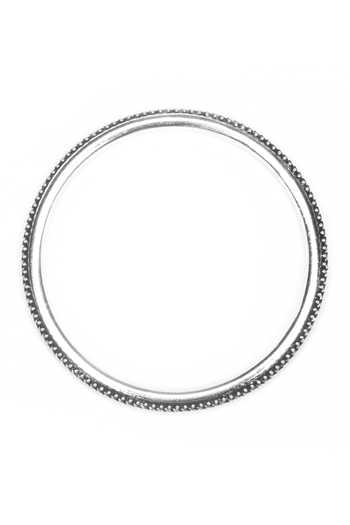 Buy_Sangeeta Boochra_Silver Plated Beads Textured Bangle _Online_at_Aza_Fashions