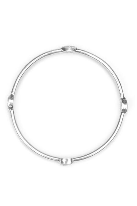 Buy_Sangeeta Boochra_Pink Stones Martina Embellished Bracelet _Online_at_Aza_Fashions