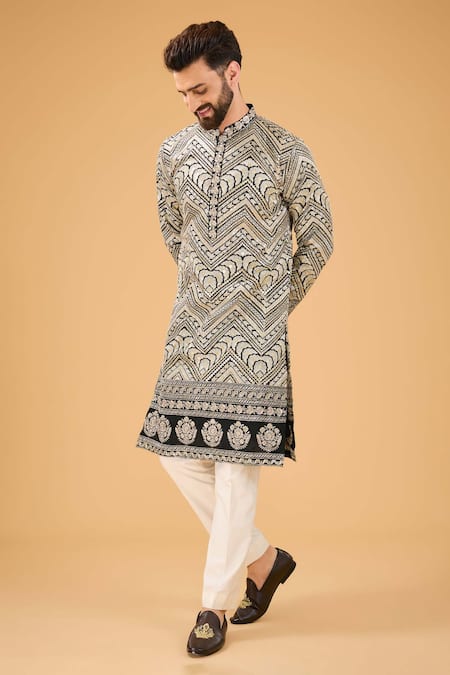 Kasbah Zari Embroidered Kurta 